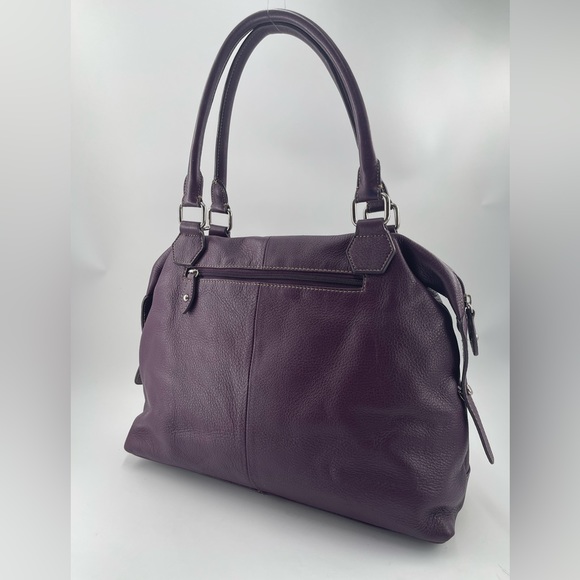 BARR + BARR Purple Leather Shoulder Bag LIKE NEW - Picture 5 of 17